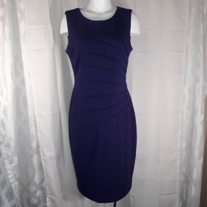 Calvin Klein purple Sheath dress size 10